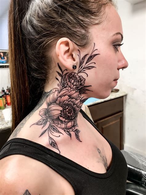 Feminine and Stylish Front Neck Tattoo Ideas for Women